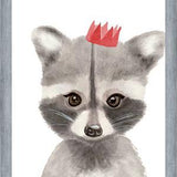 Cuadro Mapache con coronilla