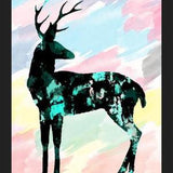 Cuadro Abstract Deer