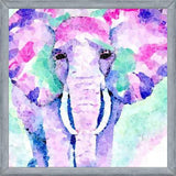 Cuadro Elefante Rosa