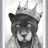 Enmarcado El Rey Pantera bw