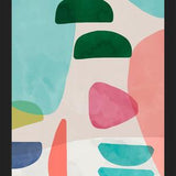 Cuadro Organic Bold Rounded Shapes