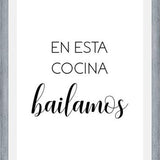 Cuadro En Esta Cocina Bailamos