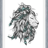 Cuadro Poetic Lion Turquoise