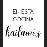Cuadro En Esta Cocina Bailamos