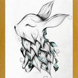 Cuadro Poetic Rabbit