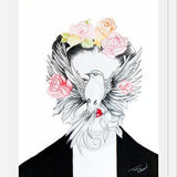 Cuadro "Pies para que los quiero, Si tengo alas