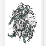 Cuadro Poetic Lion Turquoise