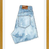 Cuadro Blue Denim Jean Shorts