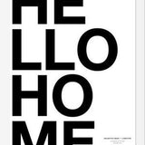 Cuadro Hello Home White