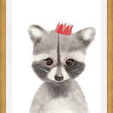 Cuadro Mapache con coronilla