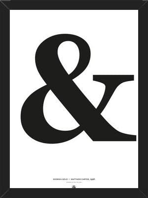 Cuadro Ampersand Georgia 01
