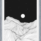 Cuadro Lines in the mountains II