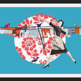 Cuadro Colgando ropa