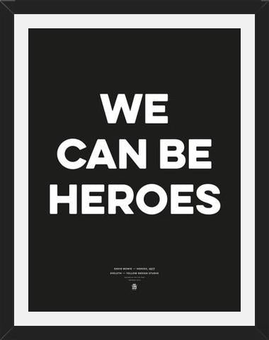 Cuadro Good Music David Bowie We can be heroes