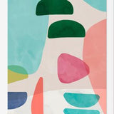 Cuadro Organic Bold Rounded Shapes