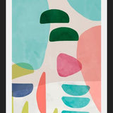 Cuadro Organic Bold Rounded Shapes