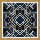 Cuadro Art Deco Blue