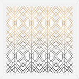 Cuadro Gold And Grey Geo