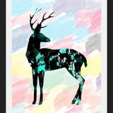 Cuadro Abstract Deer