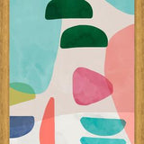 Cuadro Organic Bold Rounded Shapes