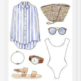 Cuadro BEACH OUTFIT