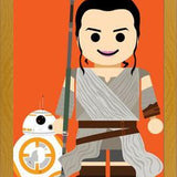 Cuadro Rey e BB8 Toy
