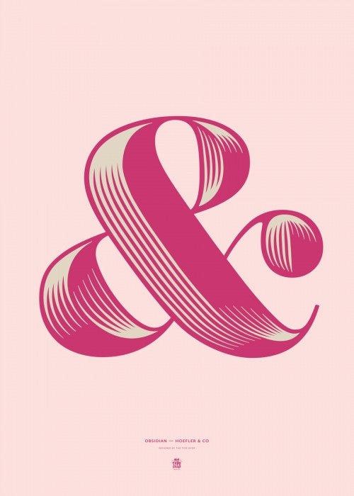 Canvas Ampersand Obsidian 03 - Galeria Impresionarte