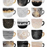 Canvas Pretty Coffee Cups 3 - Galeria Impresionarte