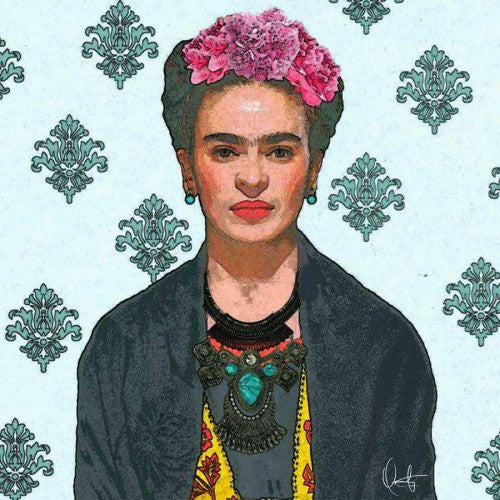 Canvas Trendy Frida Kahlo V.2 - Galeria Impresionarte