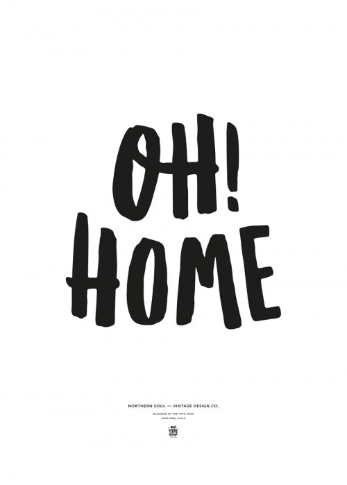 Canvas Oh! Home - Galeria Impresionarte