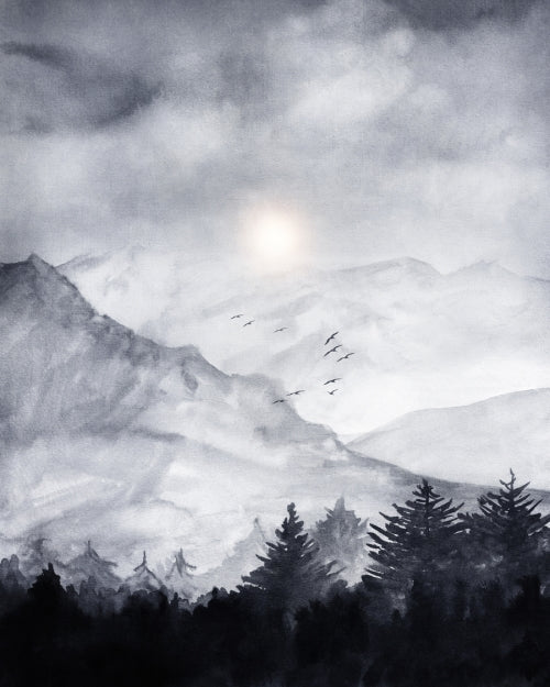 Canvas Cross Mountains - Galeria Impresionarte