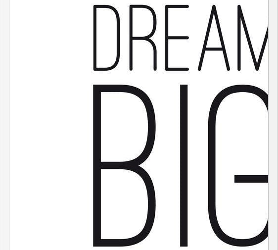 Cuadro Dream BIG