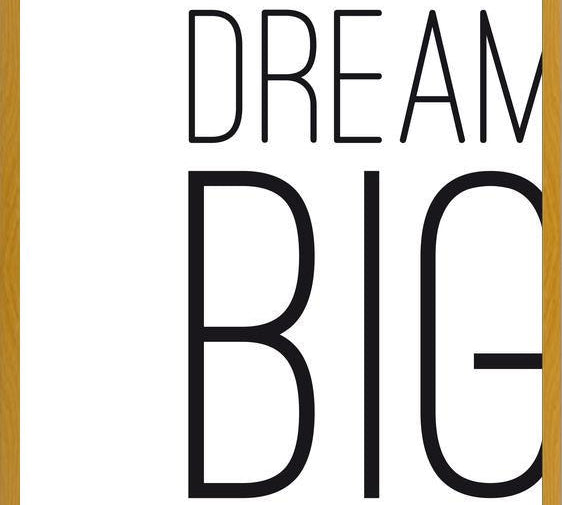Cuadro Dream BIG