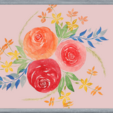 Cuadro Trio Rosas Acuarela