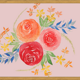 Cuadro Trio Rosas Acuarela