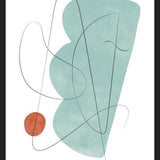 Cuadro Abstraction with gray lines 14