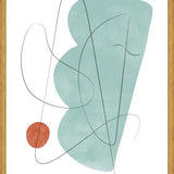 Cuadro Abstraction with gray lines 14