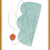 Cuadro Abstraction with gray lines 14