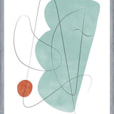 Cuadro Abstraction with gray lines 14