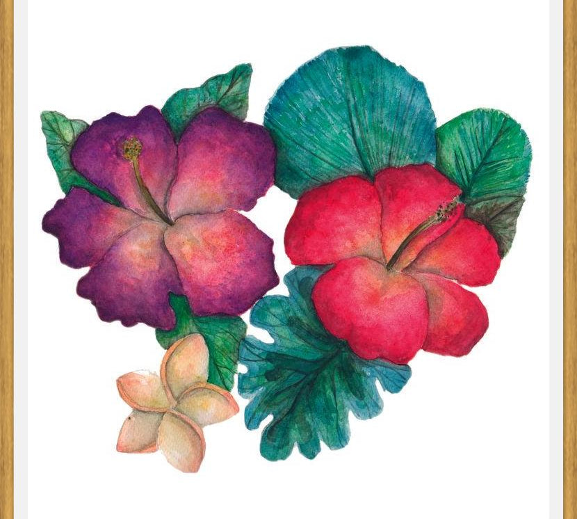 Cuadro Hibiscus