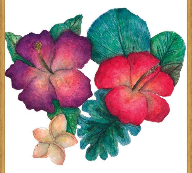 Cuadro Hibiscus