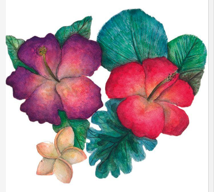 Cuadro Hibiscus