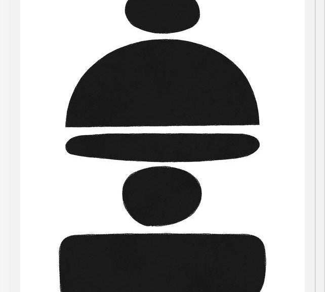 Cuadro Black Stones