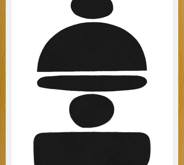 Cuadro Black Stones