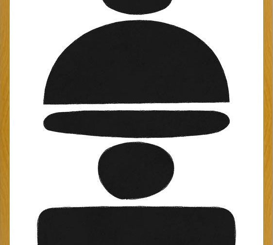 Cuadro Black Stones