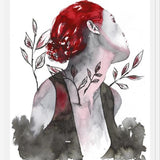 Cuadro Mujer in red