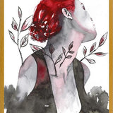 Cuadro Mujer in red