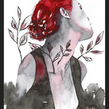 Cuadro Mujer in red