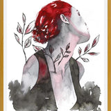 Cuadro Mujer in red