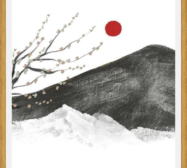 Cuadro Japandi Mountains 2